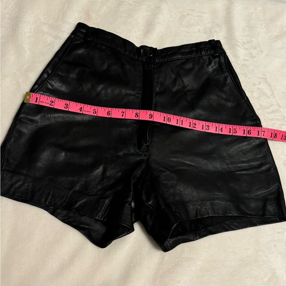 Vintage Leather Shorts - Picture 6 of 8